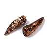 Natural Tree Bark Agate Pendants G-Q606-86-2