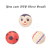 Natural Unfinished Wood Beads LS-WOOD-S651-18mm-LF-5