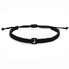 Cube with Letter Pattern Resin Beads Braided Bead Bracelets FS-WGC1D79-01-1