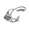 2Pcs 316 Surgical Stainless Steel Cuff Earrings EJEW-E300-05AS-04-M-2