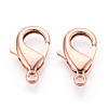 Brass Lobster Claw Clasps KK-YW0004-01E-RG-1