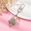 Brass Pouch Empty Stone Holder for Keychain KEYC-TA00025-02-2