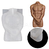 DIY Naked Men Candle Making 3D Bust Portrait Silicone Molds DIY-G047-01-1