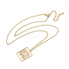 304 Stainless Steel Necklace NJEW-D330-01G-05-2