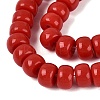 Opaque Glass Beads Strands GLAA-NH0002-B01-C04-3