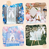 Polyester Big Bowknot for Christmas Decoration HJEW-WH0063-006B-5