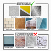 Translucent PVC Self Adhesive Wall Stickers STIC-WH0015-300-7