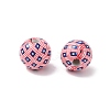 Independence Day Themes Wood European Beads LS-WOOD-I014-01A-1