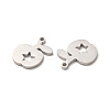 Non-Tarnish 304 Stainless Steel Charms STAS-M089-49P-2