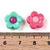 Two Tone Opaque Acrylic Beads SACR-N018-13-3