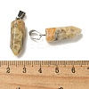 Natural Crazy Agate Pendants G-Z067-07P-19-4