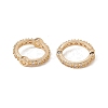 Brass Micro Pave Cubic Zirconia Bead Frames KK-A171-05G-03-2