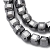 Synthetic Terahertz Stone Beads Strands G-H327-L03-02-3