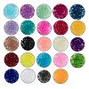 24 Colors Transparent Glass Beads FGLA-JQ0001-03-4mm-2