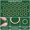 Brass Linking Rings KK-UN0002-96A-4