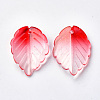 Transparent Spray Painted Glass Pendants GLAA-S054-006B-03-2