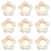 30Pcs Natural Freshwater Shell Beads Frames SHEL-CJ0001-27-3