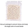 Unfinished Wood Beads WOOD-PH0008-19-WH-7