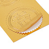 Self Adhesive Gold Foil Embossed Stickers DIY-WH0211-067-4