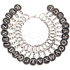 26Pcs Alloy Enamel Pendant Locking Stitch Markers HJEW-SC00136-5