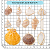 12Pcs 12 Styles Electroplated Natural Shell Pendants BSHE-PH0001-56-4