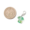 Handmade Lampwork Mushroom Pendant Decorations HJEW-JM03390-3