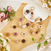 100Pcs 14 Styles Daisy Food Grade Eco-Friendly Focal Silicone Beads SIL-SC0002-16-4