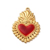 304 Stainless Steel Enamel Pendants STAS-D362-01G-05-1