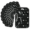 50Pcs Rectangle Glitter Holographic Plastic Yin-yang Zip Top Gift Bags OPP-YW0001-09B-1