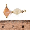 Heated Natural Yellow Quartz Pendants GG-N004-02G-02-3