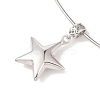Brass Charm Necklace BJEW-Q350-04A-P-2