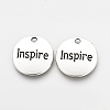 Tibetan Style Alloy Pendants TIBEP-Q078-22AS-RS-1