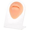 Soft Silicone Mouth Flexible Model Body Part Displays with Acrylic Stands ODIS-WH0002-22-1