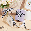 20 Yards Sport Ball Printed Polyester Volleyball Grosgrain Ribbon OCOR-WH0085-75A-01-4