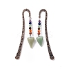 Natural Green Aventurine Bookmark AJEW-C025-01D-2
