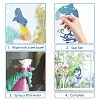 8Pcs 4 Styles Self Adhesive PVC Sticker DIY-WH0311-032-5