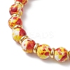 Christmas Alloy Enamel Charm Bracelets BJEW-JB12407-01-4