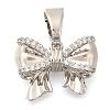 Brass Micro Pave Cubic Zirconia Charms KK-S049-17P-1