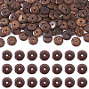 100Pcs Natural Coconut Bead Strands COCO-TA0001-01C-1