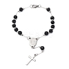 304 Stainless Steel Link Chain Bracelets BJEW-A032-07P-01-2