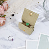 Bag Shaped Velveteen Ring Storage Boxes with Snap Button TP-WH0015-13B-2