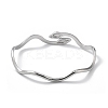 304 Stainless Steel Cuff Bangles for Women BJEW-Z078-09P-3