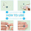 DIY Gragon Eye Dangle Earring Making Kit DIY-DC0001-69-4