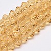 Transparent Glass Beads Strands EGLA-A039-T3mm-D18-1