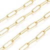 3.28 Feet Soldered Brass Paperclip Chains X-CHC-D025-03G-1