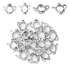 20Pcs 2 Styles Tibetan Style Alloy Bead Frame TIBEB-YW0001-19-1