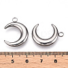 Tarnish Resistant 201 Stainless Steel Pendants X-STAS-R100-06-3
