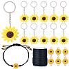 Zinc Alloy Enamel Connector Charms and Iron Resin Keychain DIY-PH0008-31-1