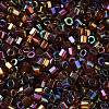 Electroplate Glass Seed Beads SEED-S042-23B-01-3