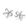 Brass Micro Pave Cubic Zirconia Pendants KK-N264-04P-2